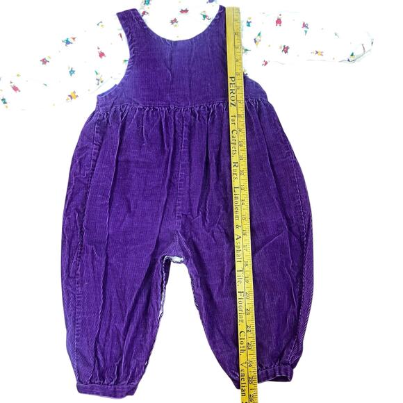 Vintage Carters 90s purple corduroy jester jack in box romper outfit 18-24 month - Picture 4 of 11